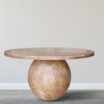 Halton 52" Acacia Wood Dining Table