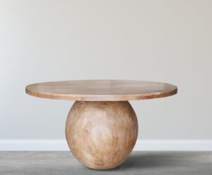 Halton 52" Acacia Wood Dining Table