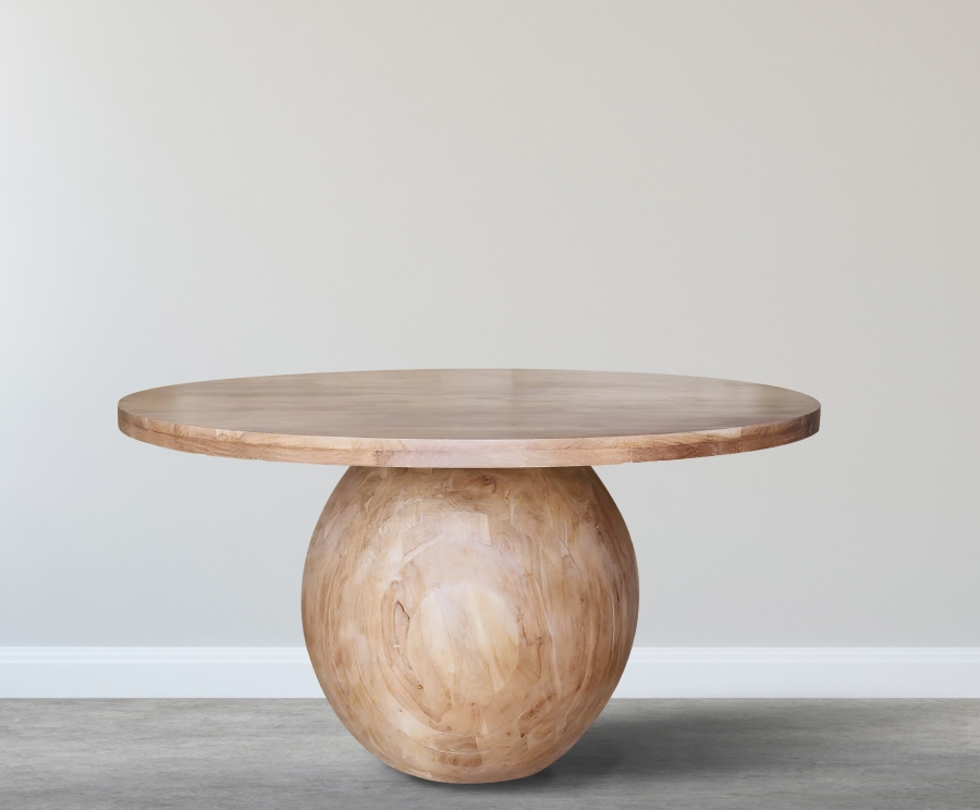 Halton 52" Acacia Wood Dining Table