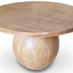 Halton 52" Acacia Wood Dining Table