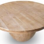 Halton 52" Acacia Wood Dining Table