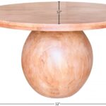 Halton 52" Acacia Wood Dining Table
