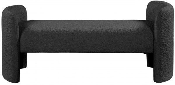 Peyton Boucle Fabric Upholstered Bench