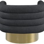 Tessa Boucle Fabric Upholstered Swivel Accent Chair