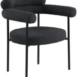 Blake Boucle Fabric Upholstered Dining Chair