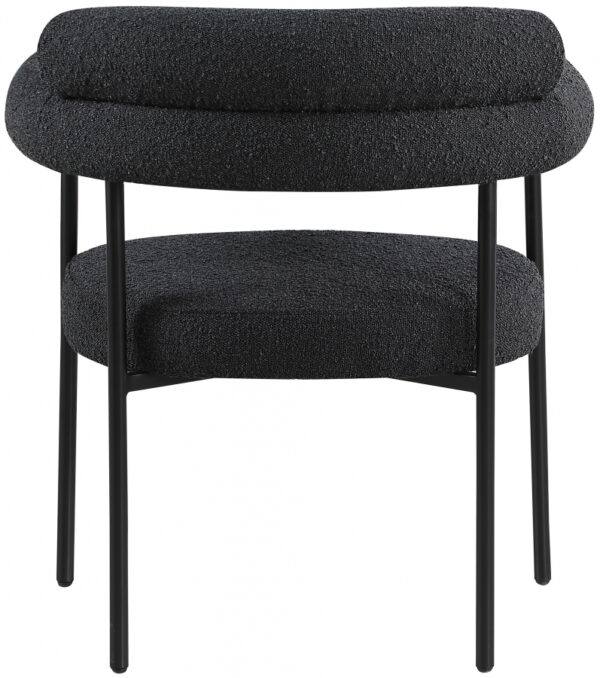 Blake Boucle Fabric Upholstered Dining Chair