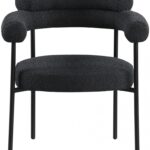 Blake Boucle Fabric Upholstered Dining Chair
