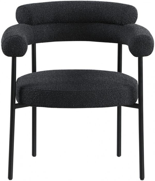 Blake Boucle Fabric Upholstered Dining Chair
