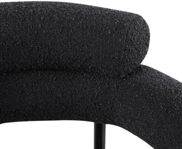 Blake Boucle Fabric Upholstered Dining Chair