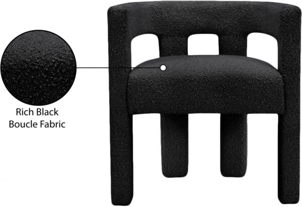 Athena Boucle Fabric Upholstered Accent | Dining Chair