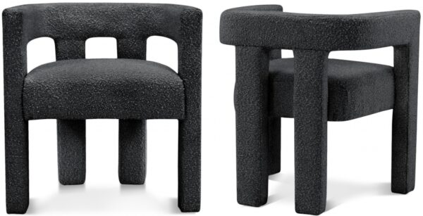 Athena Boucle Fabric Upholstered Accent | Dining Chair