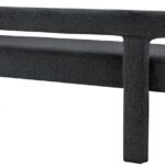 Athena Boucle Fabric Upholstered Bench