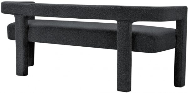 Athena Boucle Fabric Upholstered Bench