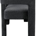 Athena Boucle Fabric Upholstered Bench