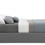 Pierce Linen Textured Fabric Upholstered Bed