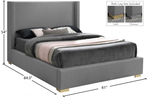 Royce Linen Textured Bed
