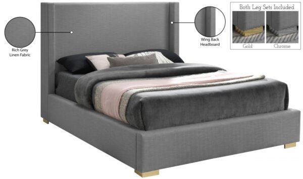 Royce Linen Textured Bed