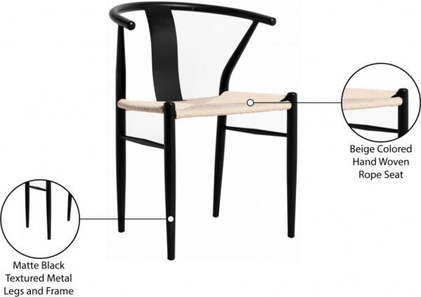Beck Hand Woven Rope Dining Chair
