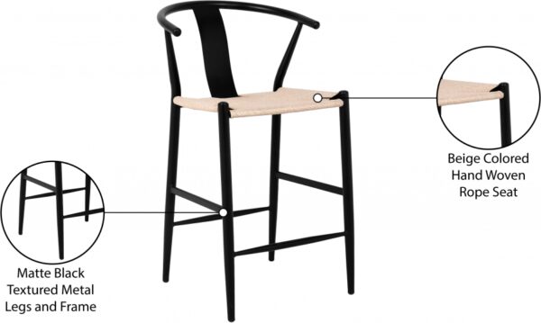 Beck Hand Woven Rope Stool