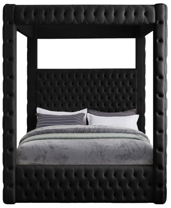 Royal Velvet Upholstered Bed