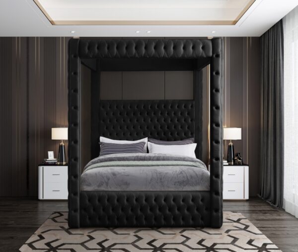 Royal Velvet Upholstered Bed