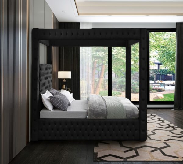 Royal Velvet Upholstered Bed