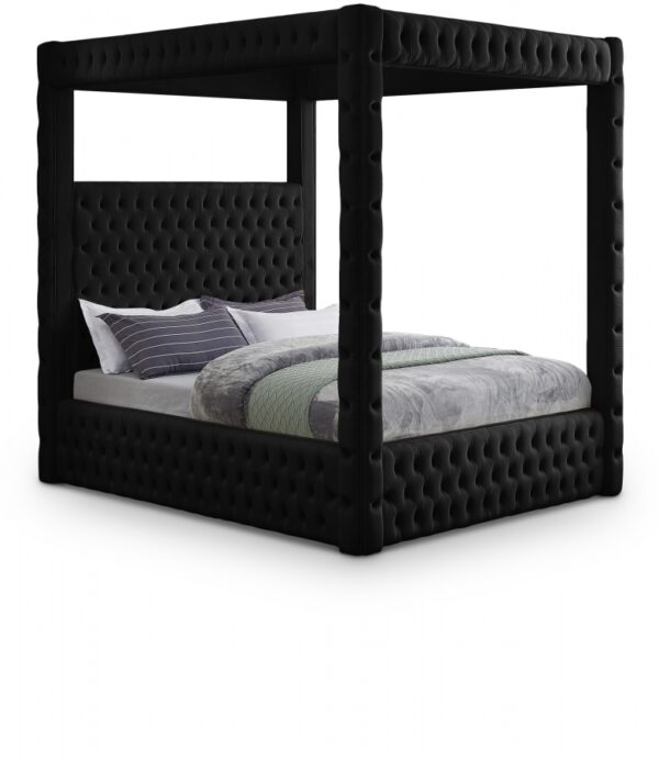 Royal Velvet Upholstered Bed