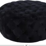 Addison Velvet Upholstered Ottoman