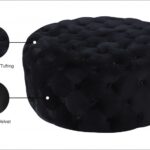 Addison Velvet Upholstered Ottoman