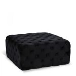 Ariel Velvet Upholstered Ottoman