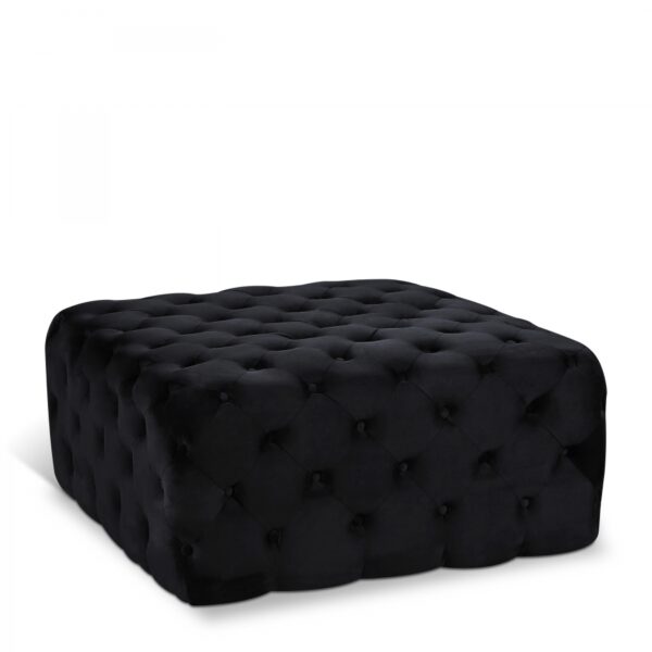 Ariel Velvet Upholstered Ottoman