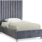 Candace Velvet Upholstered Bed