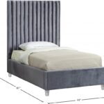 Candace Velvet Upholstered Bed
