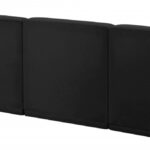 Relax 128" Velvet Upholstered 4pc. Modular Sofa