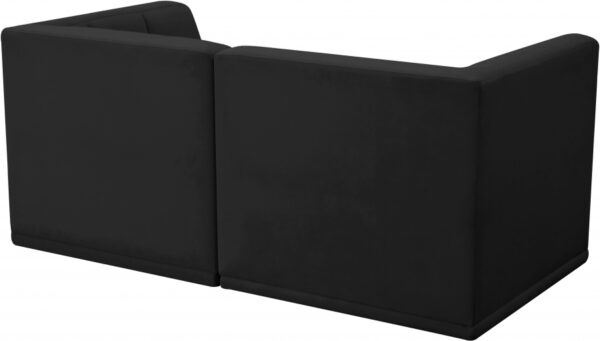 Relax 68" Velvet Upholstered 2pc. Modular Loveseat
