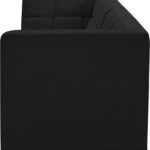 Relax 68" Velvet Upholstered 2pc. Modular Loveseat