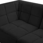 Relax 68" Velvet Upholstered 2pc. Modular Loveseat