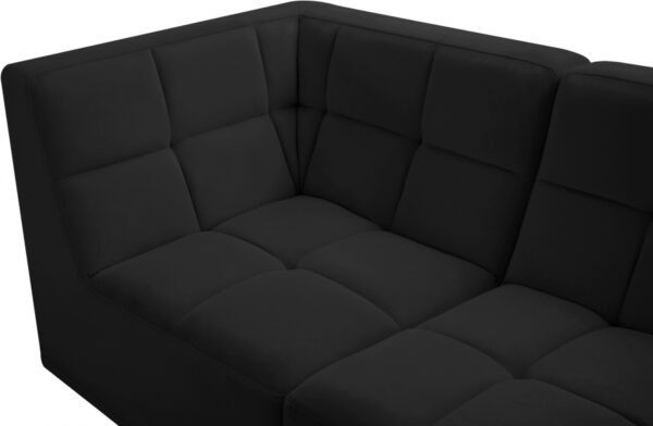 Relax 68" Velvet Upholstered 2pc. Modular Loveseat