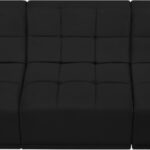 Relax 98" Velvet Upholstered 3pc. Modular Sofa