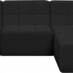 Relax 98" Velvet Upholstered 4pc. Modular Sectional