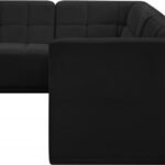 Relax 98" Velvet Upholstered 4pc. Modular Sectional