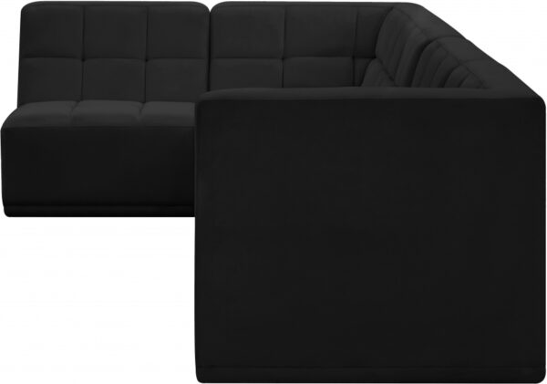 Relax 98" Velvet Upholstered 4pc. Modular Sectional
