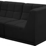 Relax 128" Velvet Upholstered 5pc. Modular Sectional
