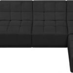 Relax 128" Velvet Upholstered 5pc. Modular Sectional