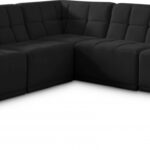 Relax 94" Velvet Upholstered 5pc. Modular Sectional