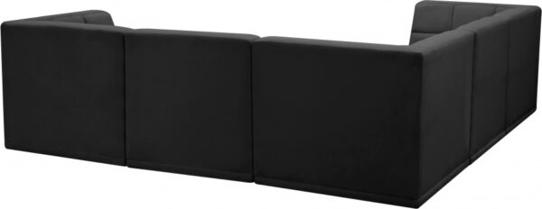 Relax 94" Velvet Upholstered 5pc. Modular Sectional
