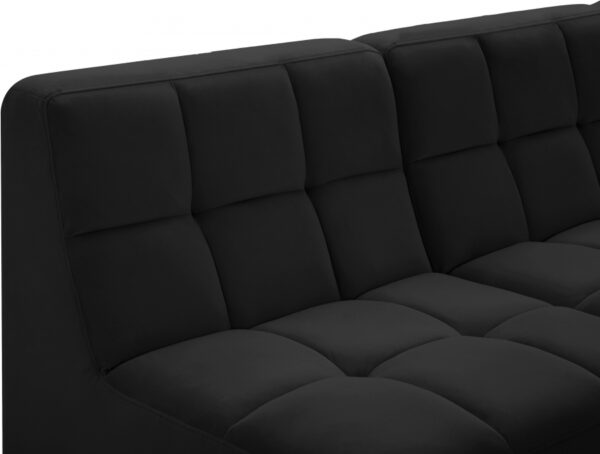 Relax 94" Velvet Upholstered 5pc. Modular Sectional