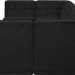 Relax 158" Velvet Upholstered 7pc. Modular Sectional