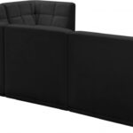 Relax 128" Velvet Upholstered 8pc. Modular Sectional