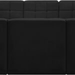 Relax 128" Velvet Upholstered 8pc. Modular Sectional